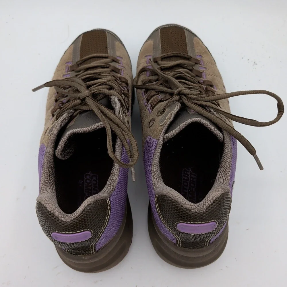Columbia Master OutDry Waterproof Hiking Shoes Brown Purple BL3696-205 Womens 10